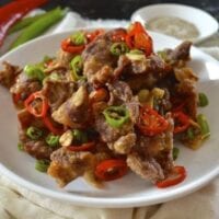 Salt and pepper pork chops