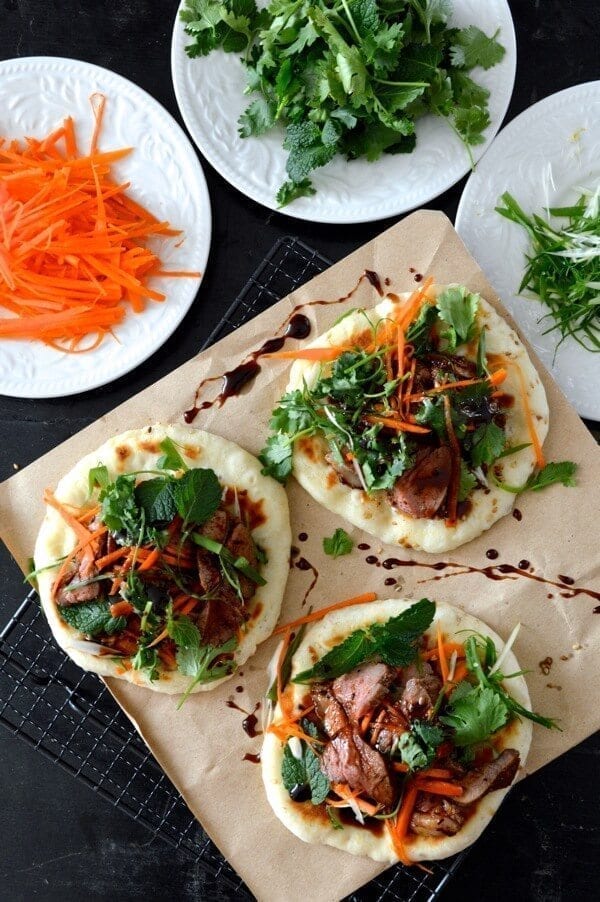 Spicy Lamb Buns with Honey Soy Drizzle by thewoksoflife.com