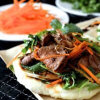 Spicy Lamb Buns with Honey Soy Drizzle by thewoksoflife.com