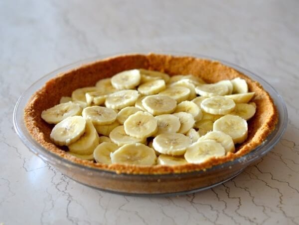 Bourbon Banana Cream Pie, by thewoksoflife.com