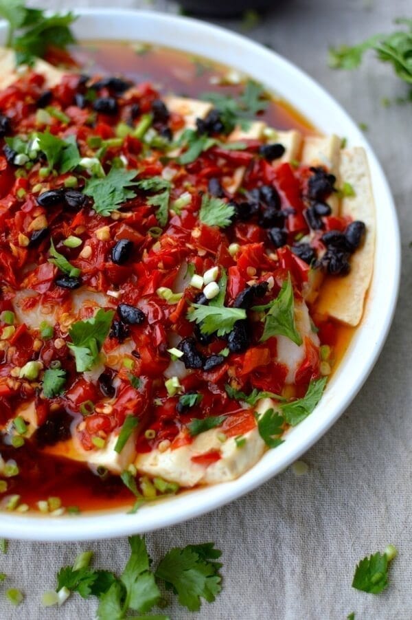 Hunan Steamed Fish with Salted Chilies - Duo Jiao Yu, by thewoksoflife.com