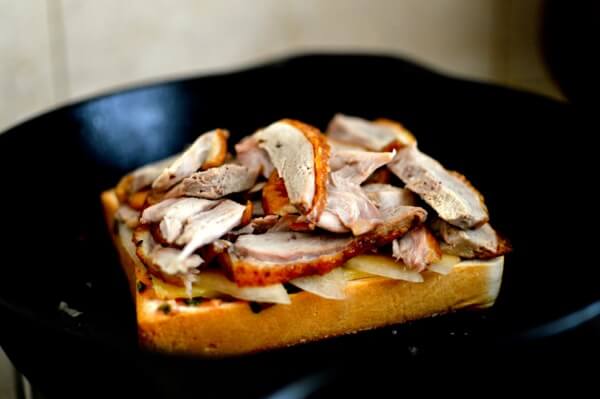 Peking Duck Grilled Cheese, by thewoksoflife.com