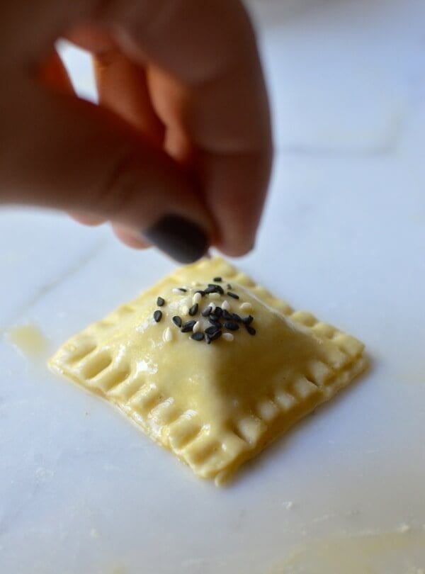 Chinese Roast Pork Puffs, by thewoksoflife.com