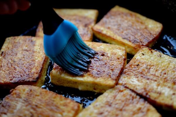 Spicy Griddled Tofu Steak, by thewoksoflife.com
