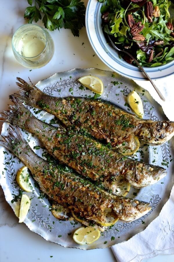 Lemon Soy Roasted Branzino