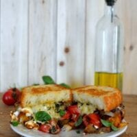 Ratatouille Grilled Cheese, by thewoksoflife.com
