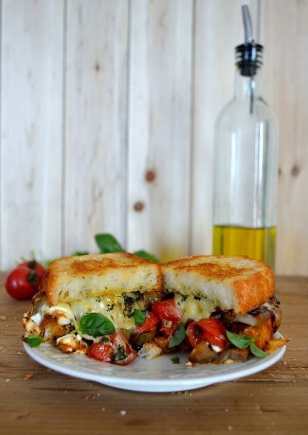 Ratatouille Grilled Cheese