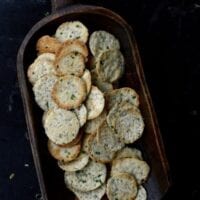 Scallion Sesame Crackers, by thewoksoflife.com