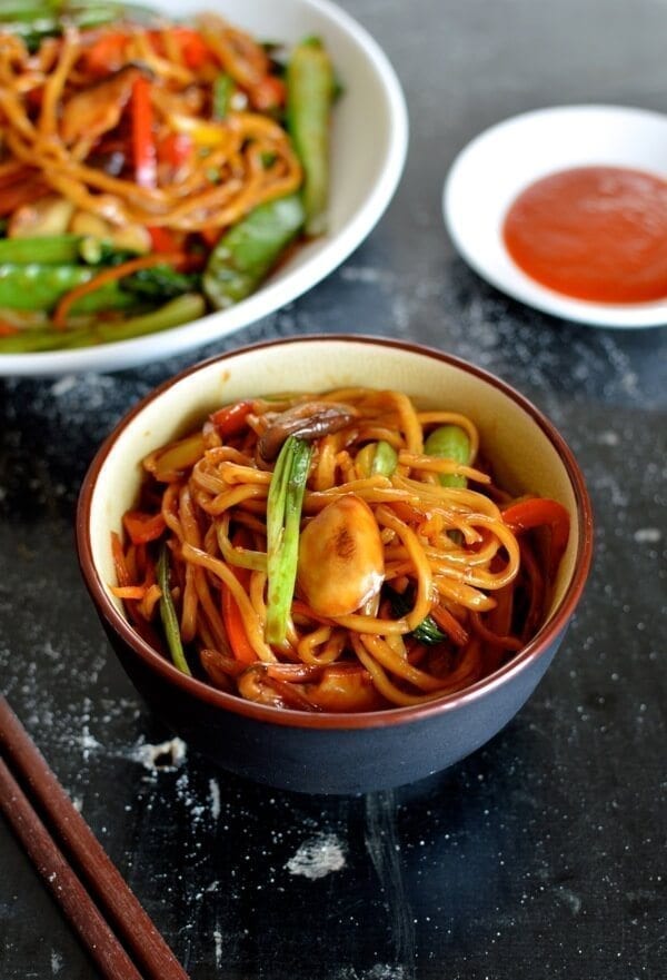 Vegetable Lo Mein, by thewoksoflife.com