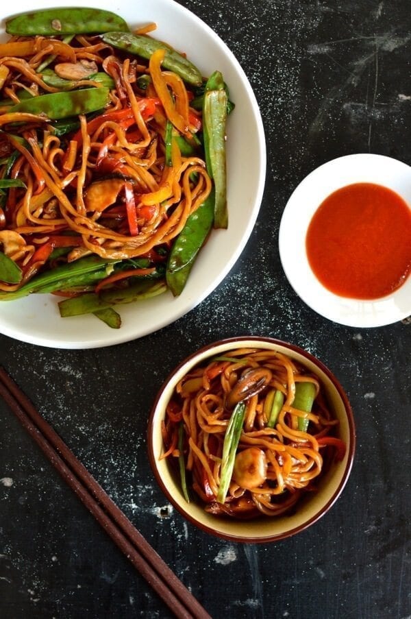 Vegetable Lo Mein, by thewoksoflife.com 