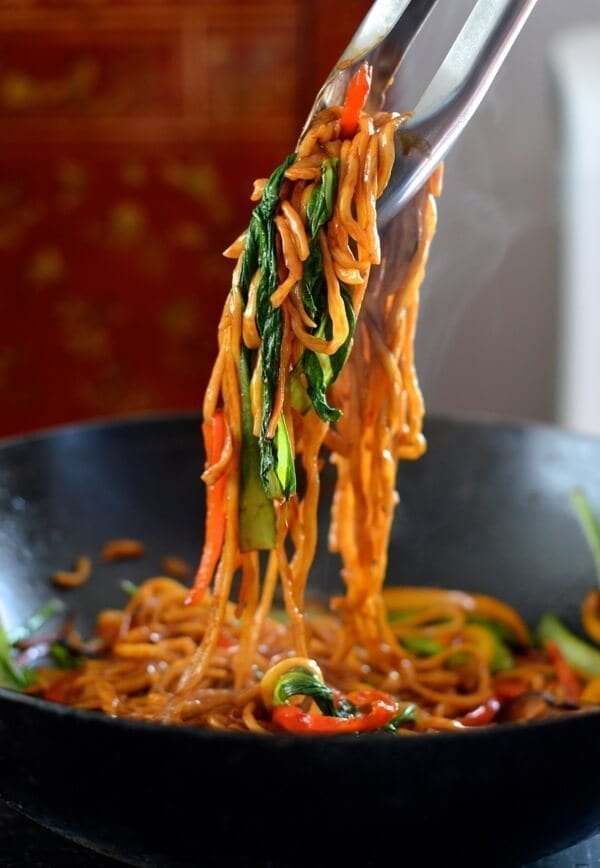 Vegetable Lo Mein, by thewoksoflife.com 