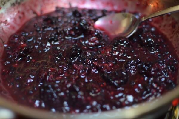 Quick Blackberry Apple Tart, by thewoksoflife.com