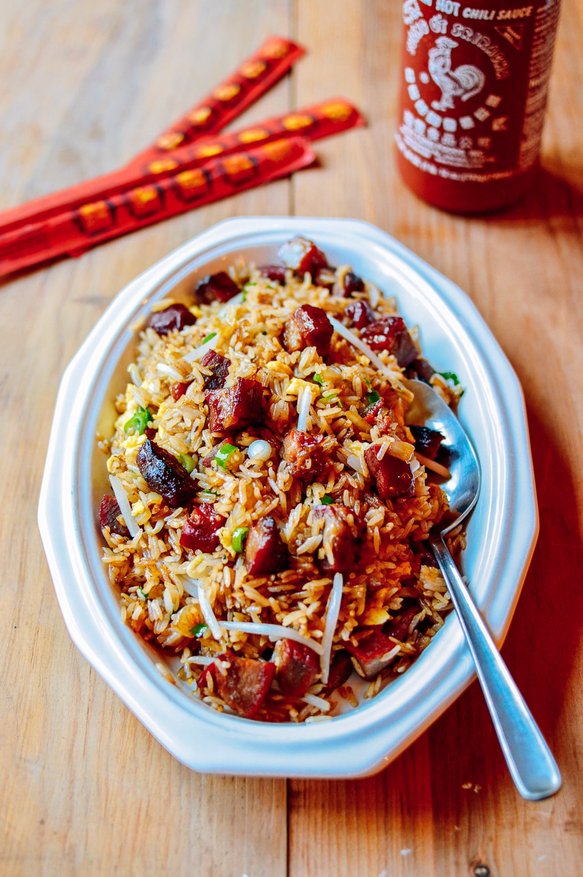 Classic Pork Fried Rice, by thewoksoflife.com