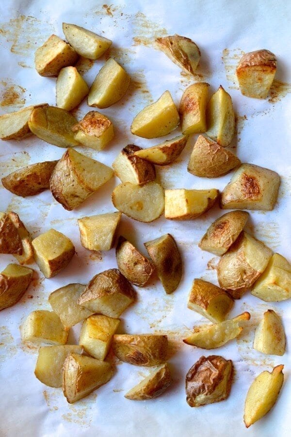 Spicy Black Bean Twice Cooked Potatoes, by thewoksoflife.com