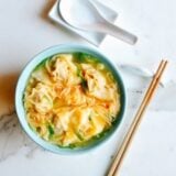 Wonton noodle soup