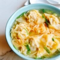 Cantonese Wonton Noodle Soup, by thewoksoflife.com