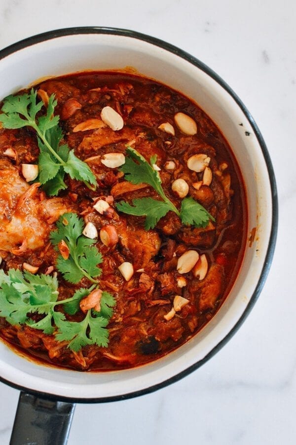 Chicken Peanut Stew, by thewoksoflife.com