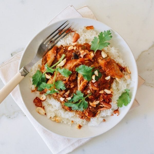 Chicken Peanut Stew, by thewoksoflife.com