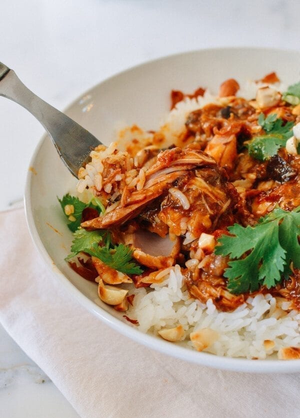 Chicken Peanut Stew, by thewoksoflife.com