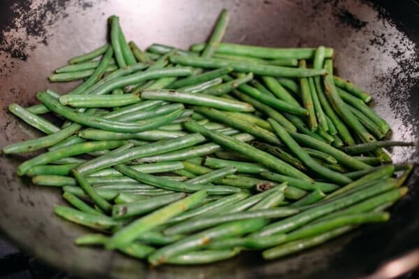 Sichuan Dry Fried Green Beans, by thewoksoflife.com