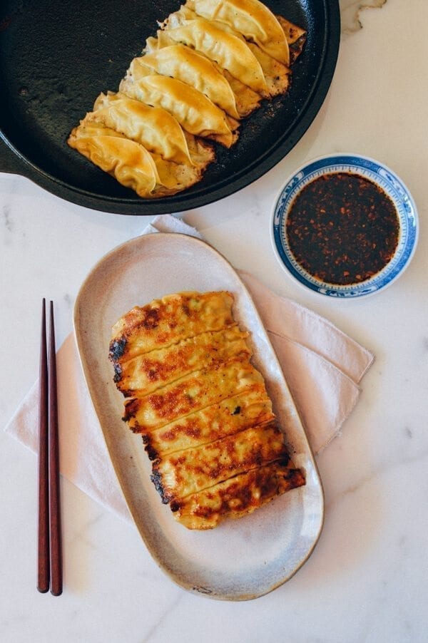 Easiest Pork and Cabbage Potstickers Recipe Ever by thewoksoflife.com
