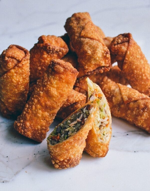 Homemade Egg Rolls, by thewoksoflife.com