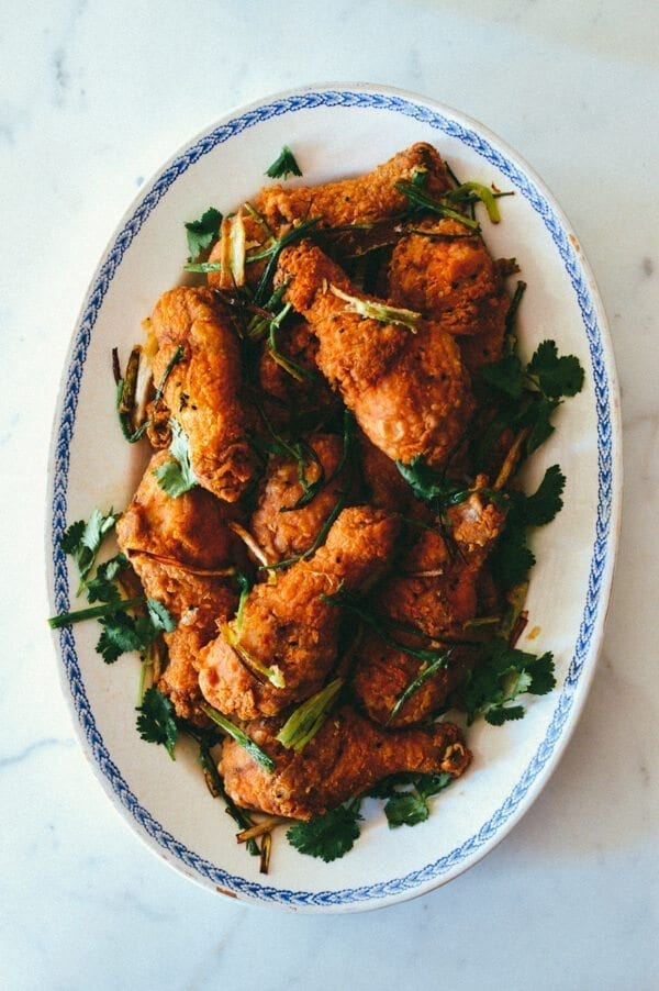 Five Spice Fried Chicken, by thewoksoflife.com