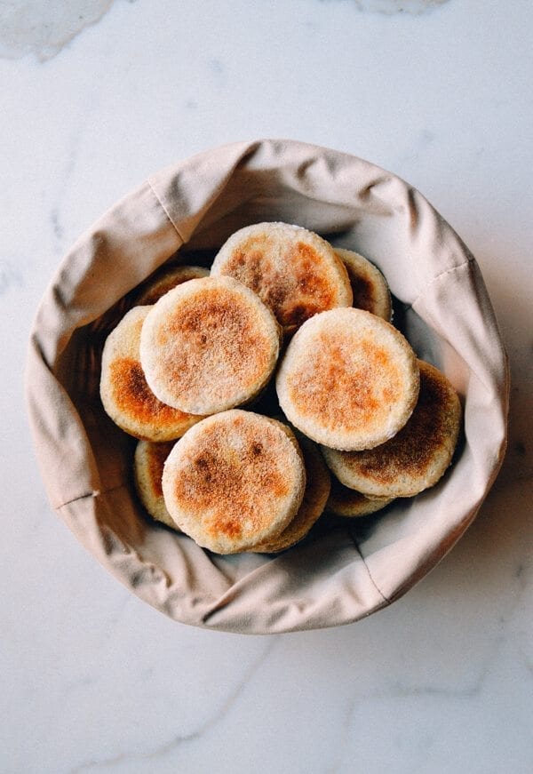 Homemade Multigrain English Muffins, by thewoksoflife.com