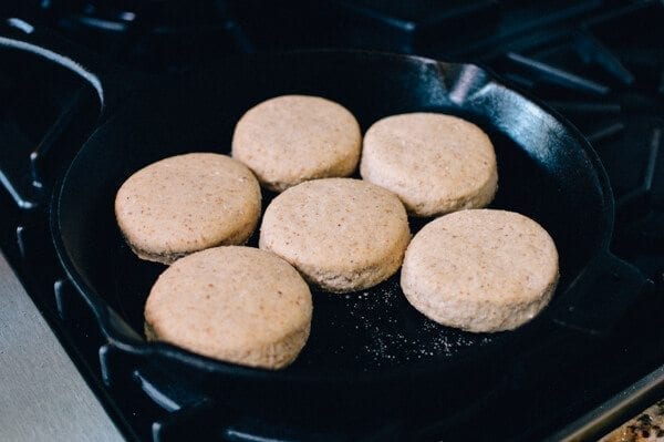 Homemade Multigrain English Muffins, by thewoksoflife.com