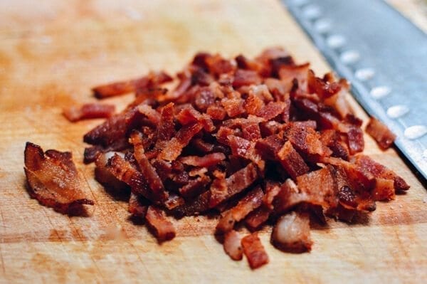 Savory Corn Muffins w/ Sage, Butternut Squash, Bacon, and Cheese, by thewoksoflife.com