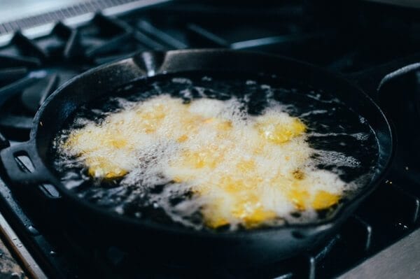 Tostones w/ Tomato Salsa, by thewoksoflife.com
