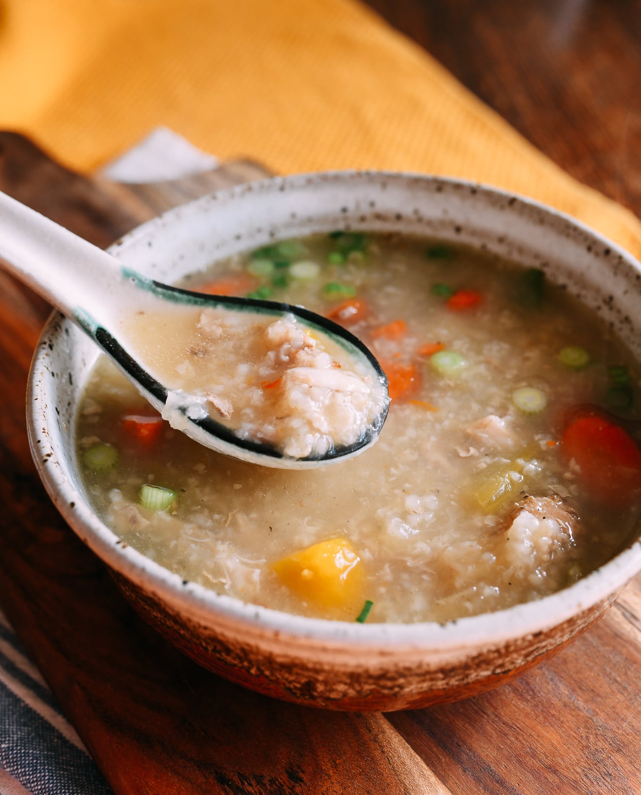 Leftover Thanksgiving Turkey Congee