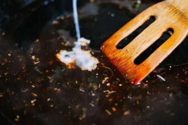 Chinese Stuffed Eggplant, by thewoksoflife.com