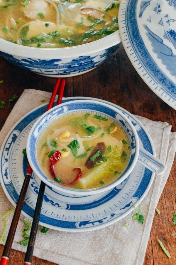 Easy Fish Tofu Soup, by thewoksoflife.com
