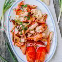 Cantonese Ginger Scallion Lobster