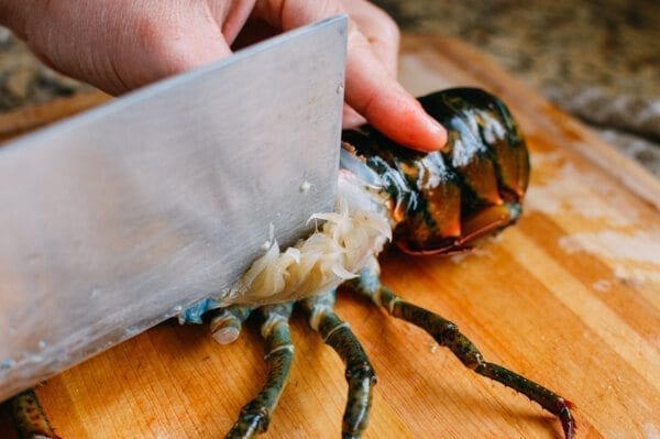 removing lobster gills