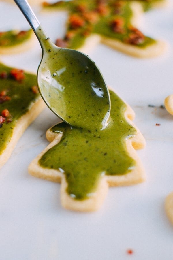 Matcha Bacon Sugar Cookies, by thewoksoflife.com