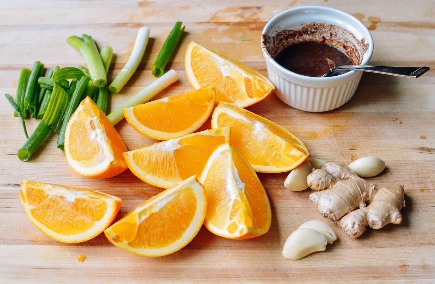 Orange Five-Spice Roast Goose and Potatoes, by thewoksoflife.com