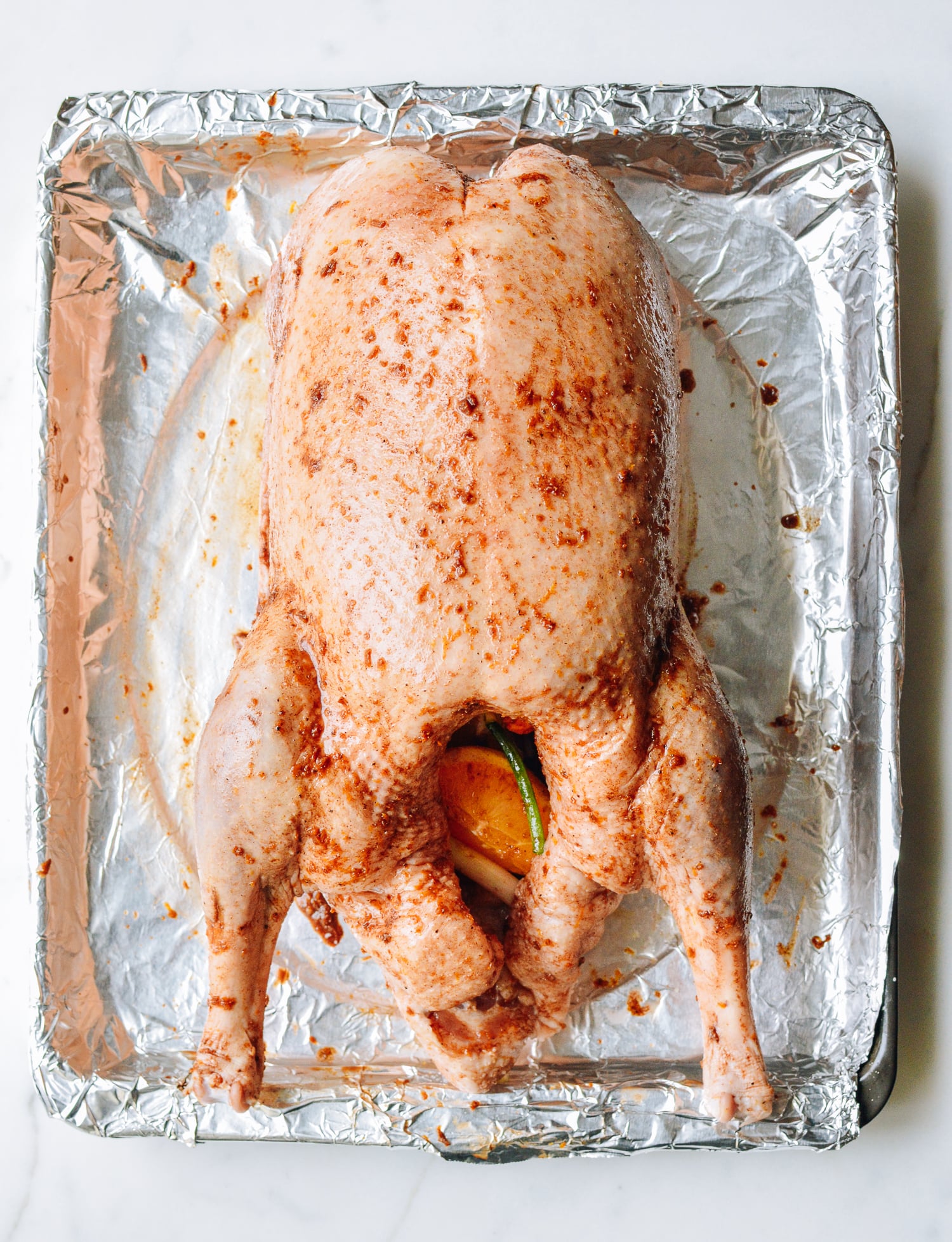 Orange Five-Spice Roast Goose and Potatoes, by thewoksoflife.com