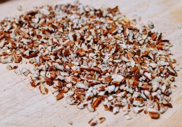 Olive Oil Pecan Rum Cake, by thewoksoflife.com