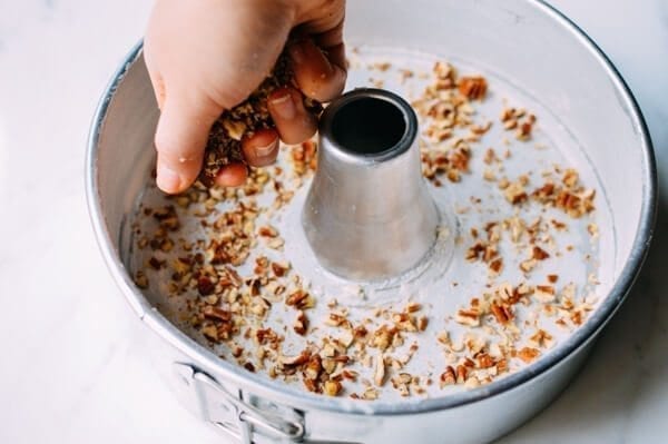 Olive Oil Pecan Rum Cake, by thewoksoflife.com