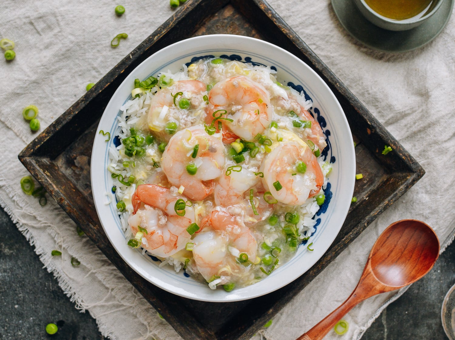 Shrimp with Lobster Sauce, by thewoksoflife.com