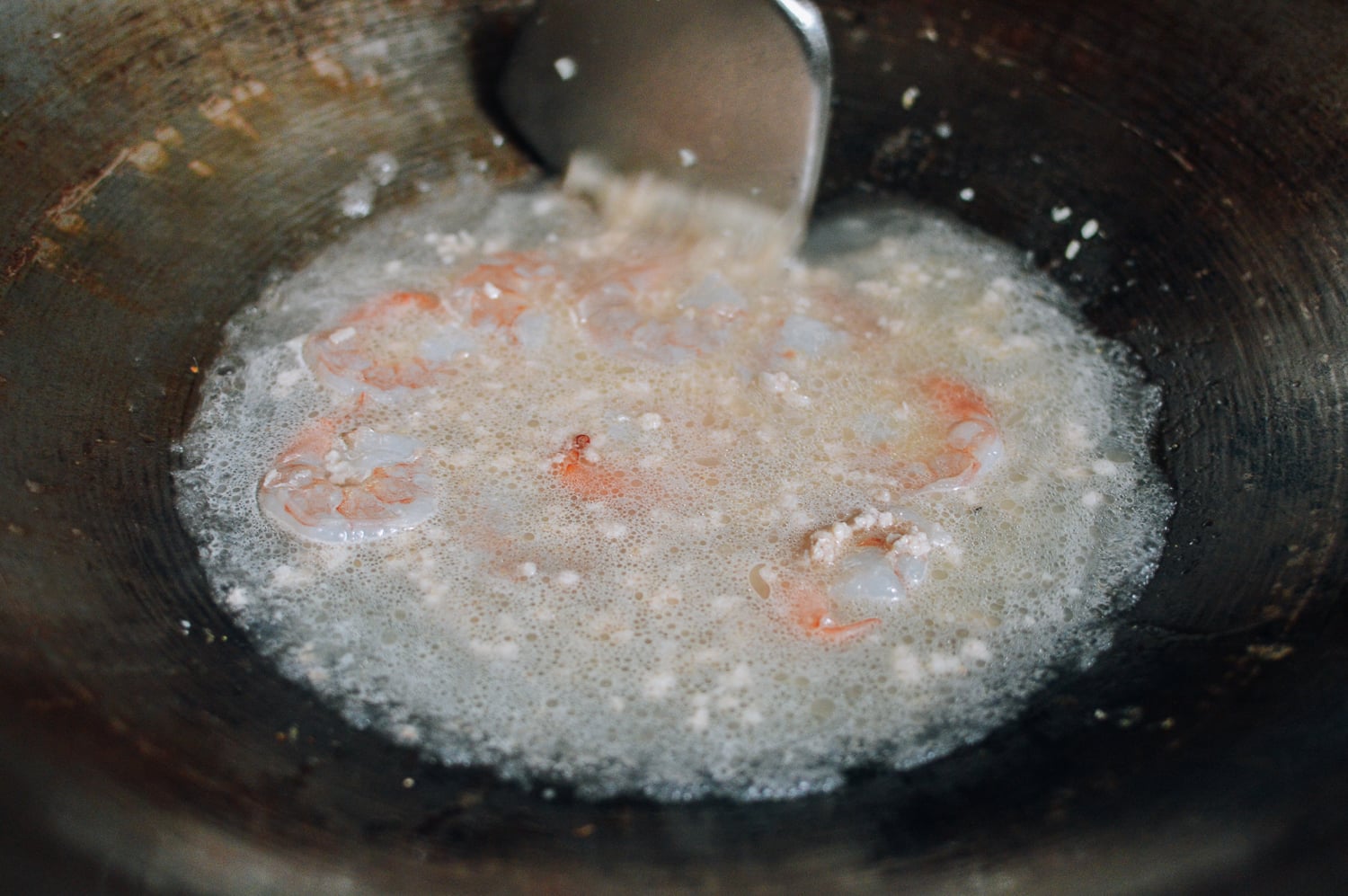 Shrimp with Lobster Sauce, by thewoksoflife.com