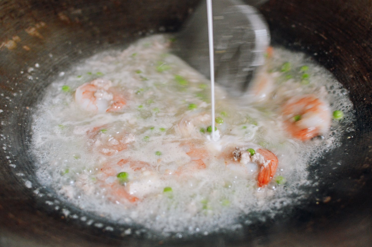 Shrimp with Lobster Sauce, by thewoksoflife.com