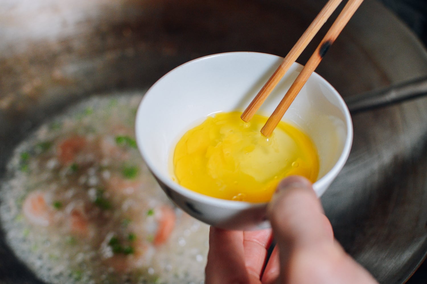 Shrimp with Lobster Sauce, by thewoksoflife.com