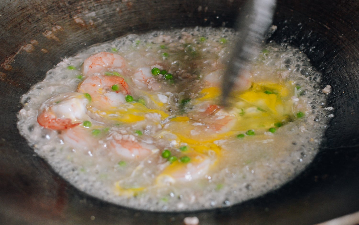 Shrimp with Lobster Sauce, by thewoksoflife.com