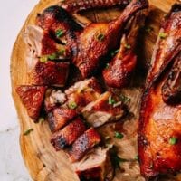 Roasted Braised Duck, by thewoksoflife.com