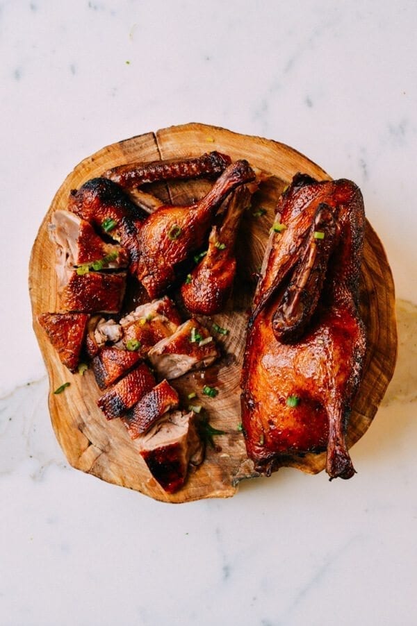 Roasted Braised Duck, by thewoksoflife.com