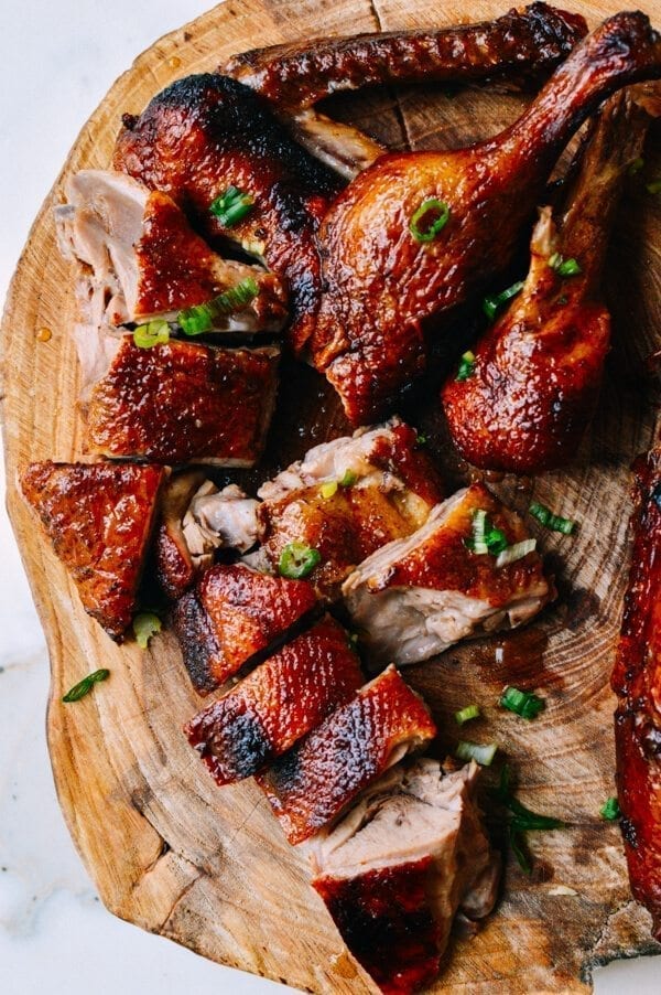 Roasted Braised Duck, by thewoksoflife.com