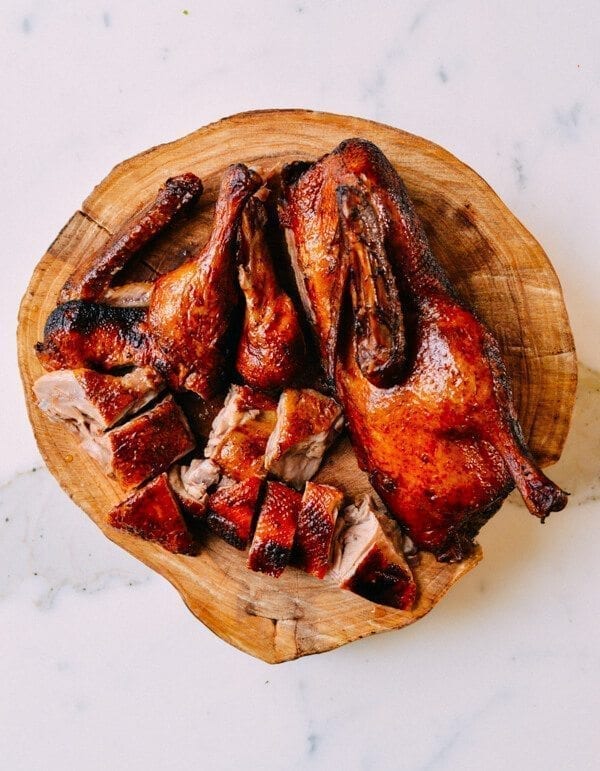 Roasted Braised Duck, by thewoksoflife.com